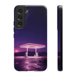 Neon Fuel Station Desert Night Tough Phone Case Cover Gift