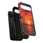 Basketball Court Sunset Phone Case | Tough Phone Case