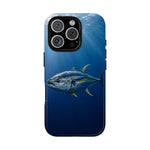 Yellowfin Tuna Phone Case, Deep Blue Water Tough Cover, Gift