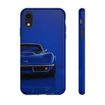C3 Phone Case Blue, Stingray Classic Sports Car Tough Cover