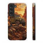 Land Cruiser FJ40 Classic 4x4 Red Rock Canyon Art Tough Phone Case