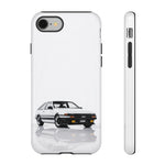 White AE86 Phone Case, JDM Drift Icon Tough Cover