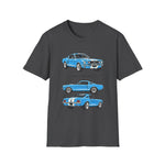 1965 Mustang Fastback T-Shirt | Vintage Car Illustration, Retro Racing