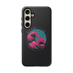 Great Dream Wave Circular Badge Vaporwave Phone Case – Japanese Aesthetic