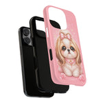 Shih Tzu Princess Kawaii Chibi Puppy Pet Dog Art Tough Phone Case