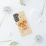 Golden Retriever Heart Eyes Kawaii Pet Dog Art Tough Phone Case