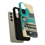 1957 Bel Air Turquoise Retro Tough Phone Case Classic Car Art Cover