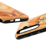 Pomeranian Tiny Fox Fluffy Art Tough Phone Case