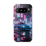 Skyline GT-R Tokyo Rain JDM Night Art Tough Phone Case