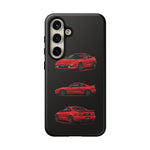 Red MR2 JDM Sports Car Phone Case Tough Multi View