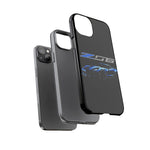 Blue C7 Z06 Sports Car Tough Phone Case Track Style Cover Gift