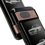 Silver Hakosuka Skyline Classic Sports Car Tough Phone Case for JDM Fans