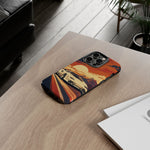 Retro Sunset Countach phone case | Sports car tough cover