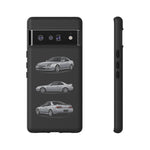 Silver Prelude Sports Coupe Tough Phone Case for JDM Fans