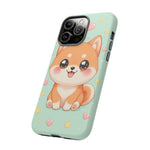 Shiba Inu Kawaii Chibi Smile Pet Dog Art Tough Phone Case