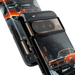 1966 GTO Orange Rainy City Tough Phone Case Cover Gift Art