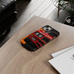 GTO The Judge Red Muscle Car Illustration Phone Case | Retro Classic Car