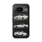 R32 Skyline Phone Case White, Three-View Vector Cover, Gift GTR Fans