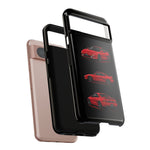 Red MR2 JDM Sports Car Phone Case Tough Multi View