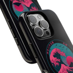 Great Dream Wave Circular Badge Vaporwave Phone Case – Japanese Aesthetic