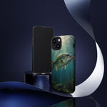 Largemouth Bass Phone Case, Sunlit Underwater Tough Cover, Gift