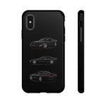 Black C5 Corvette Sports Car Phone Case Tough Multi View Print