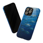 Amberjack School Phone Case, Open Water Sunlight Tough Cover