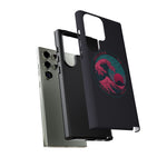 Great Dream Wave Circular Badge Vaporwave Phone Case – Japanese Aesthetic