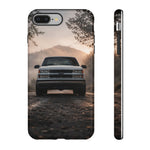 OBS Chevy Truck Phone Case, White Classic Pickup Tough Cover, Gift