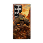 Land Cruiser FJ40 Classic 4x4 Red Rock Canyon Art Tough Phone Case