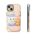Milk Cookie Phone Case Cute Food Kawaii Tough Cover Gift Art