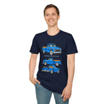 1957 Chevy 3100 Classic Truck T-Shirt | Vintage Pickup Trio Illustrations