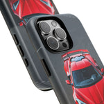 Red C8 Z06 Track Wing Tough Phone Case Cover Gift Art