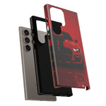 Red Mustang Art Phone Case, GT500 American Muscle Car Tough Cover