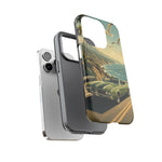 Vintage Olds 442 Convertible Coastal Drive phone case