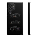 Black C5 Corvette Sports Car Phone Case Tough Multi View Print