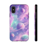 Pastel Galaxy Planet Vaporwave Art Tough Phone Case