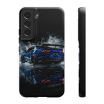 Camaro ZL1 Phone Case, Blue Track Smoke Studio Cover