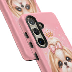 Shih Tzu Princess Kawaii Chibi Puppy Pet Dog Art Tough Phone Case