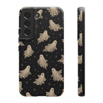 Vintage Ghost Pattern phone case | Halloween spooky stars design