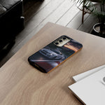 Skyline GT-R R34 White Nurburgring Speed Art Tough Phone Case