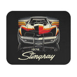 1978 Stingray Corvette Mouse Pad – Retro Muscle Car Art, Non-Slip Rubber Base