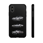 Silver Trans Am Classic Muscle Car Phone Case Tough Multi View Print