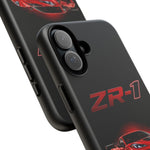Red ZR1 C8 Phone Case for Chevy Fans, Tough Cover