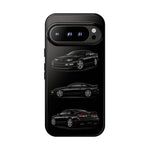 Black 300ZX Sports Car Tough Phone Case - Multi View