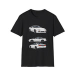 1989 240SX Car Illustration T-Shirt | JDM Coupe Side Front Rear