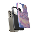 You Are Enough phone case | pastel cloud affirmation protective case