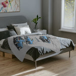 1969 Camaro RS Z28 Trio Velveteen Blanket | Classic Muscle Car Throw