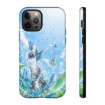 Copy of Silver Butterflies Tough Case | Blue Sky Water Droplets Phone Cover