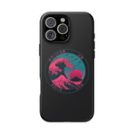 Great Dream Wave Circular Badge Vaporwave Phone Case – Japanese Aesthetic